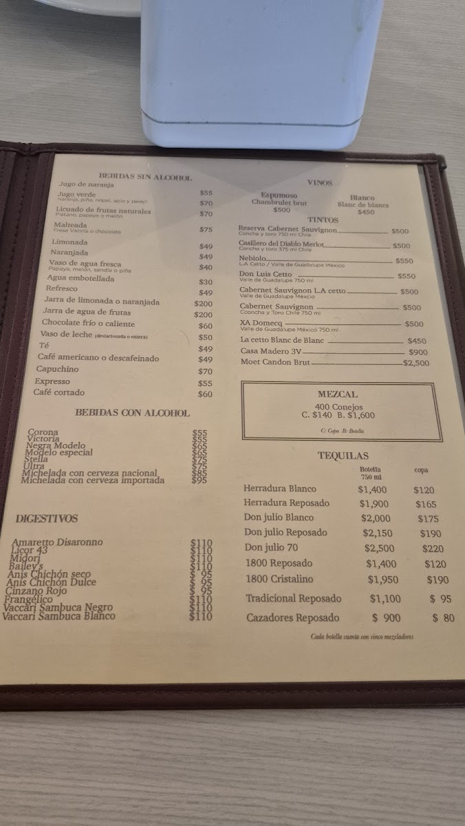 Restaurante Bar La Huerta Menu - Image 1